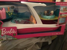 barbie dolphin magic ocean view boat playset