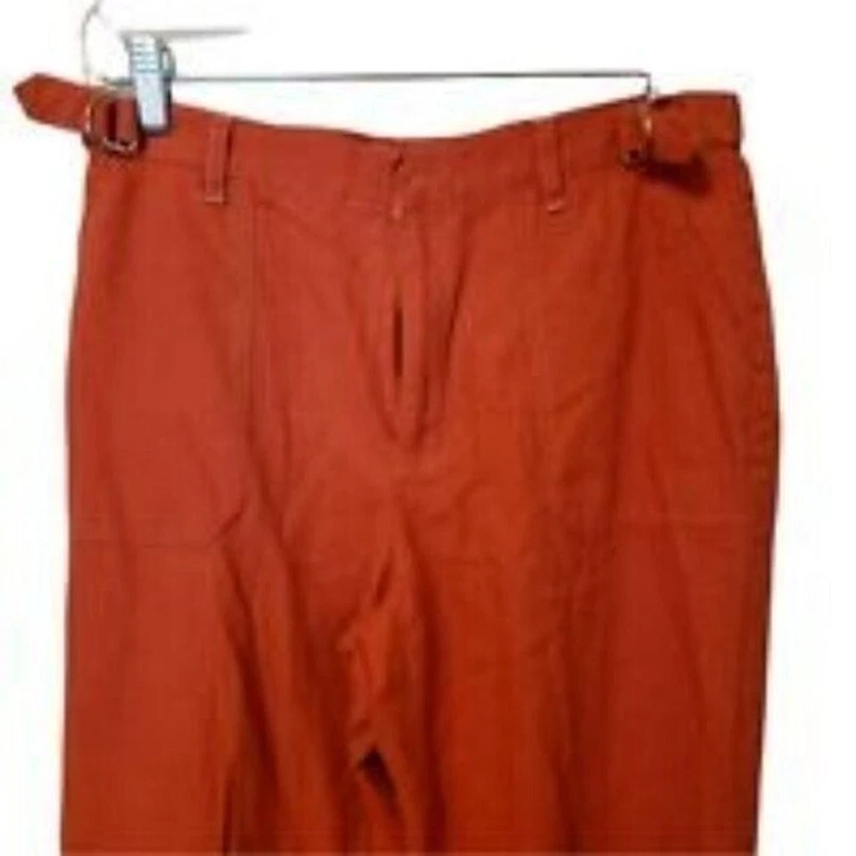 Женские однотонные оранжевые брюки-капри Sag Harbor размер 8P - Изображение 2 из 4