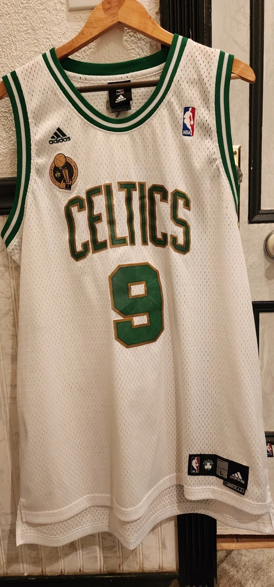 Adidas Boston Celtics Rajon Rondo Jersey 17x Champions 2008 Gold Mens L  SEWN 9