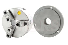 6" 3 Jaw Reversible Jaw Self Center Lathe Chuck With Back Plate New L[
