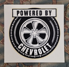 Original Vintage Decal Powered By Chevy Hot Rod Drag Racing Gasser Nhra Scta Old Original Vintage Decal Powered By Chevy Hot Rod Drag Racing Gasser Nhra Scta Old