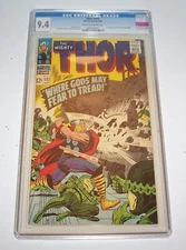 Thor #132 - Marvel 1966 Silver Age Key Issue - CGC NM 9.4 - (1st Ego in cameo)