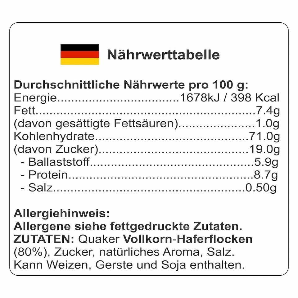 Quaker Oat So Simple Oats Original 40 x 27g - Vollkorn Haferflocken Porridge - Bild 3 von 4