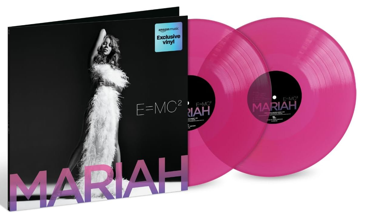 Mariah Carey E=MC2 Fluorescent Pink Coloured Vinyl 2 LP
