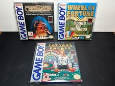The Chessmaster, Wheel of Fortune & Caeser's Palace (Nintendo Game Boy) CIB