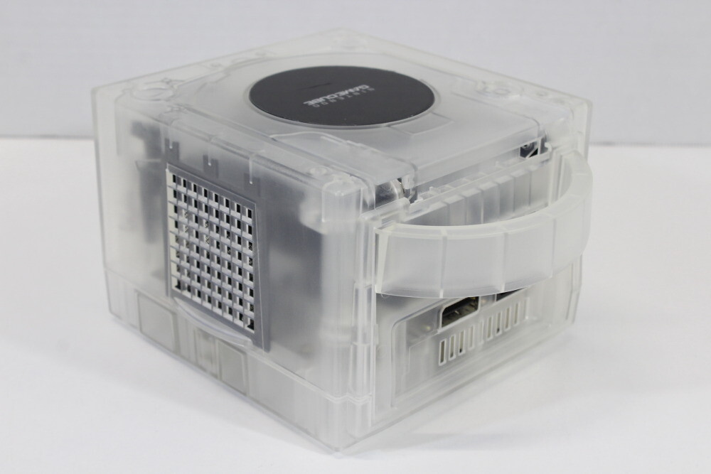 Translucent Gamecube Nintendo Gamecube Console Clear Transparent White NTSC-U/C DOL-001 GC ...