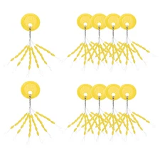 Fishing Rubber Bobber Beads Stoppers, 300 Pieces Float Sinker Stops S Size