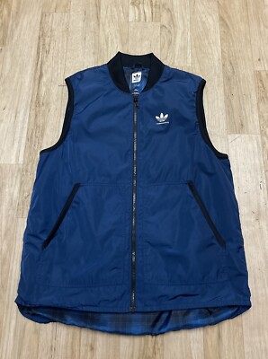 Adidas Skateboarding Originals Mens Meade Bodywarmer Navy Vest