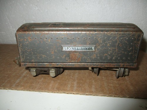 O Scale Lionel Lines Tin/Metal Gray Tender Project - Picture 3 of 6