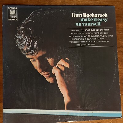 Burt Bacharach Make It Easy On Yourself A&M Records Stereo Vinyl LP