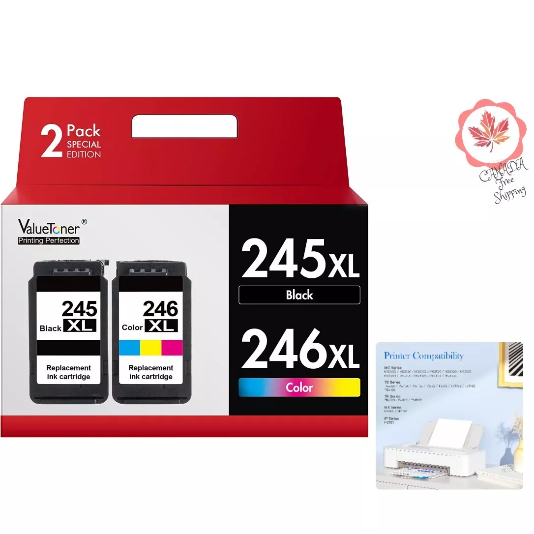Canon ink cartridges 245 and 246 deals