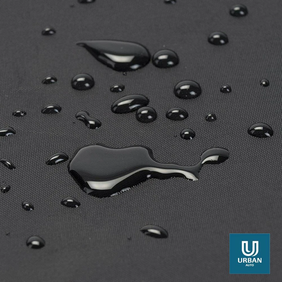 Coprisedili anteriori neri blu impermeabili per adattarsi ad Audi A1 Sportback (12-16) - Immagine 3 di 3