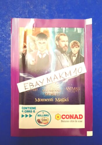  HARRY POTTER BAG FIGURE COLLECTION MAGIC MOMENTS CONAD 2024 ALBUM CARD 🙂 - Picture 1 of 2