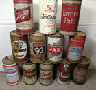 New Listing12Pc lot Flat top beer can empty D