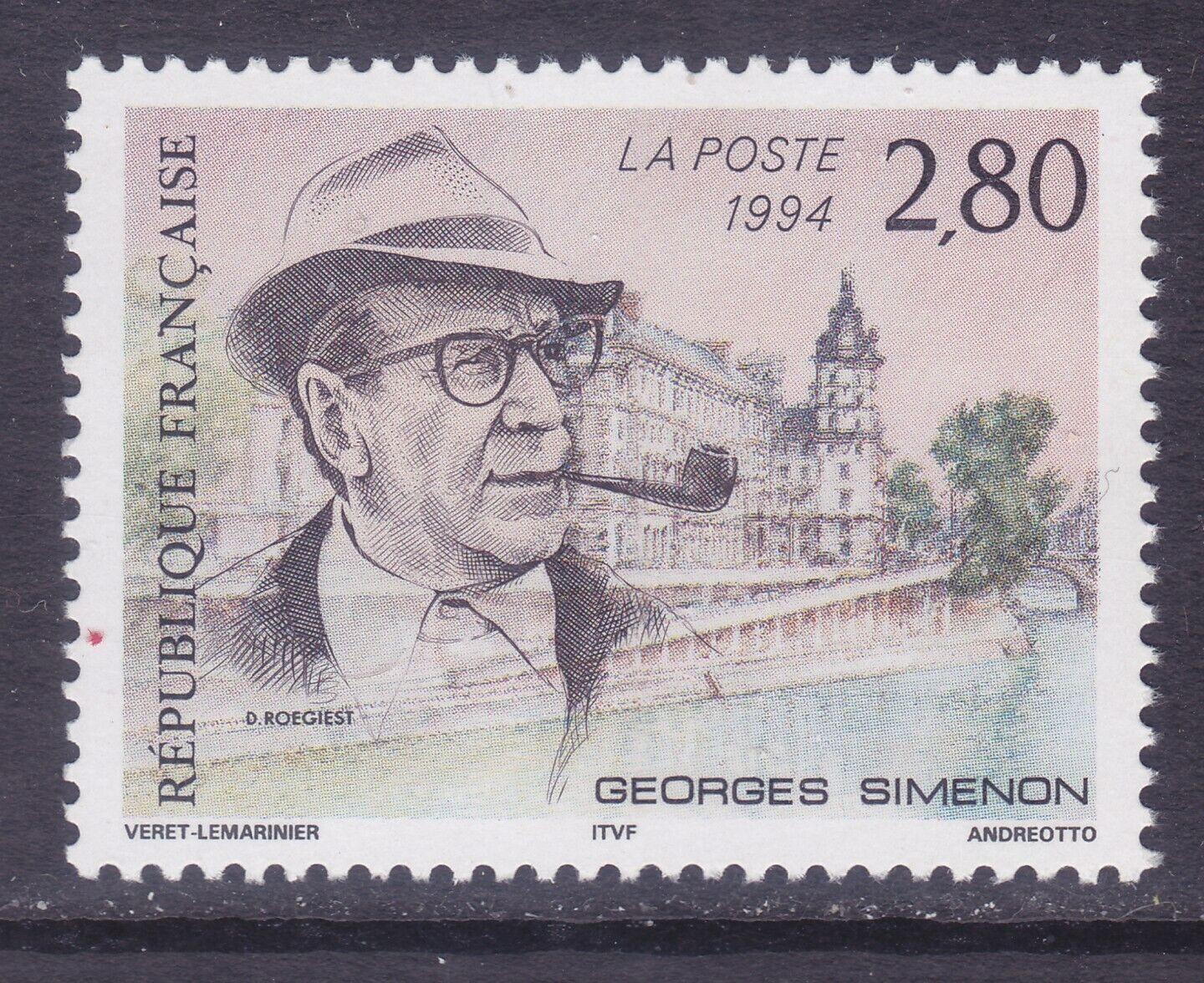 France 2443 Ranking TOP13 MNH 1994 1 year warranty Georges - Issue Simernon Writer