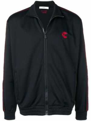 $475 Bally Italy Men Black Full-Zip Logo Tracksuit Coat Jacket Size EU 48/ US 38