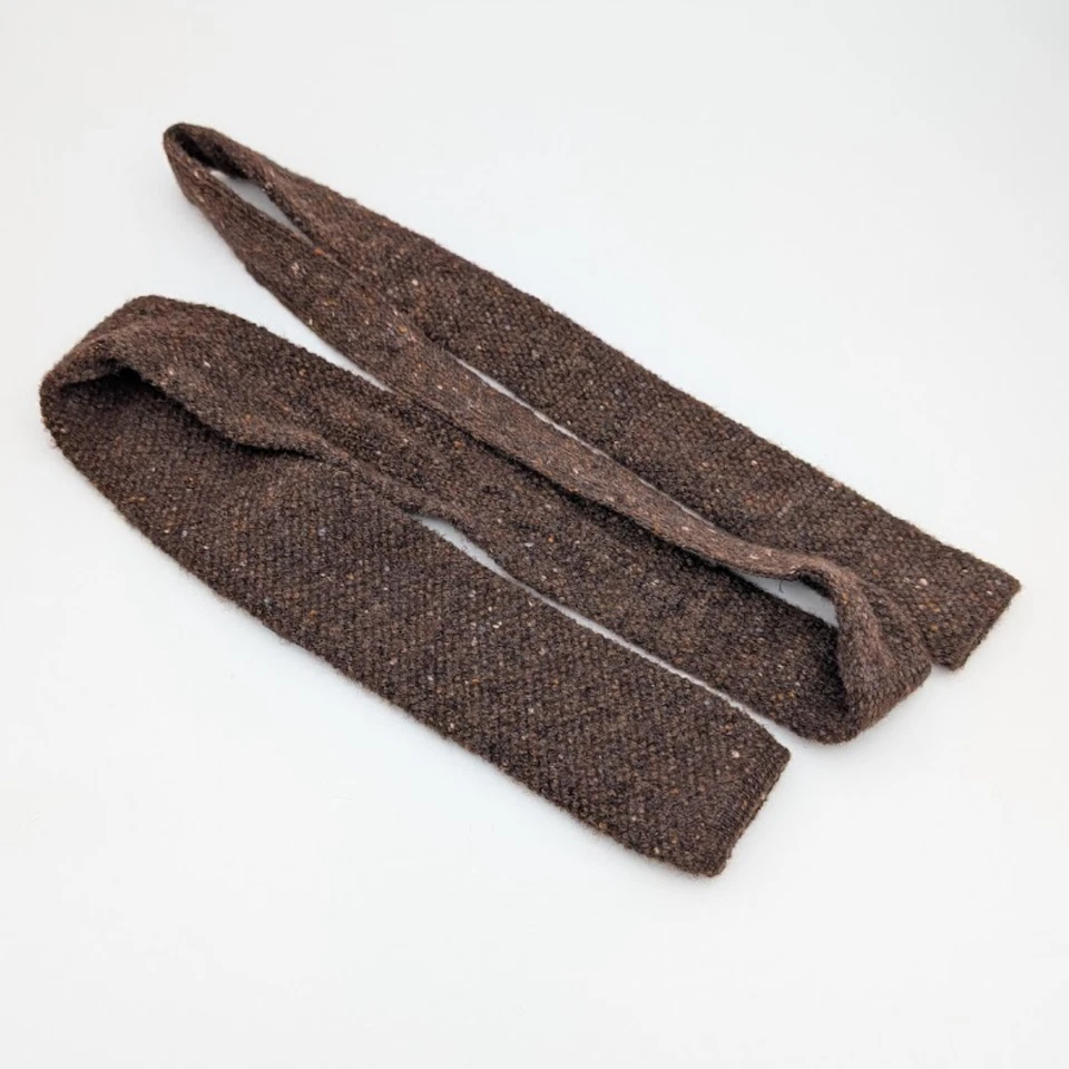 Corbata Tejida Brooks Brother Mezcla Lana y Cachemira Rara Elegante De Colección 58.25" x 2.25" Foto 3 de 4