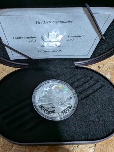 2002 Canada Mint Transportation Series Set 3 Proof $20 Silver Hologram Coins - Picture 6 of 8