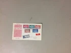 Israel 1949 registered fdc with picture and set of five stamps