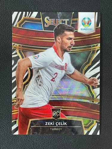 Zeki Celik 2020 Panini Select UEFA Euro Terrace Zebra Prizm RC SSP #61