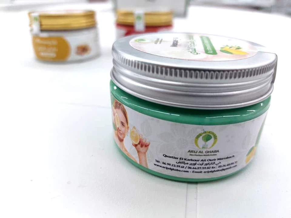 Authentic Moroccan Lemon & Tea Tree Clay Mask, Rare, Pure, Handcrafted Skincare - Image 3 of 4