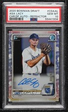 2020 Bowman Draft Chrome Picks Refractor 278/499 Asa Lacy PSA 10 GEM MT Auto 1t5