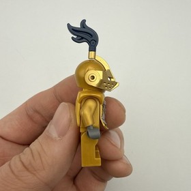 Lego Castle Drawbridge gold knight minifigure fantasy-era from retired set 7079