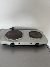 ELTAC Doppelkochplatte DK 28 - 2 Gussheizplatten, Überhitzungsschutz, 2500 W