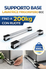Piedi Supporto Regolabili Anti-Vibrazione per Lavatrice Frigo Mobili Universale