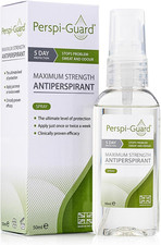 Maximum Strength Antiperspirant Spray 50 Ml, 1-Pack, Strong Deodorant for Excess