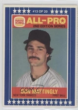 1987 Burger King All-Pro Don Mattingly #13