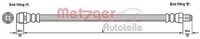 Metzger Bremsschlauch Links, Rechts, Vorderachse, Vorne FüR MERCEDES-BENZ