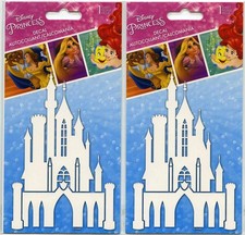 Disney Princess Castle Silhouette Decal lot of 2 factory sealed NEW Sandy Lion