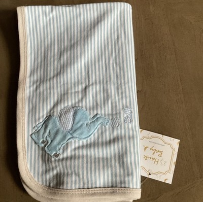 New Haute Baby Boy Receiving Blanket Bubbles Elephant Matches Baby s Outfit!
