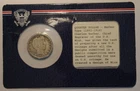 United States 1898 90% Silver Barber Quarter in Littleton Holder