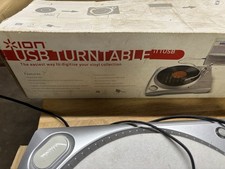 Ion USB Turntable Vinyl Archiver Digitize Your Records Untested