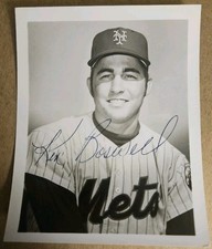 Ken Boswell 3x5 B&W Photo New York Mets