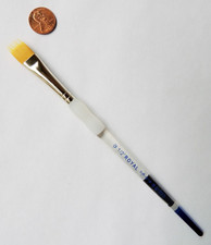 Royal Soft Grip Gold Taklon Artist - Craft Comb Paint Brush -1/2", 3/8", or 1/4"