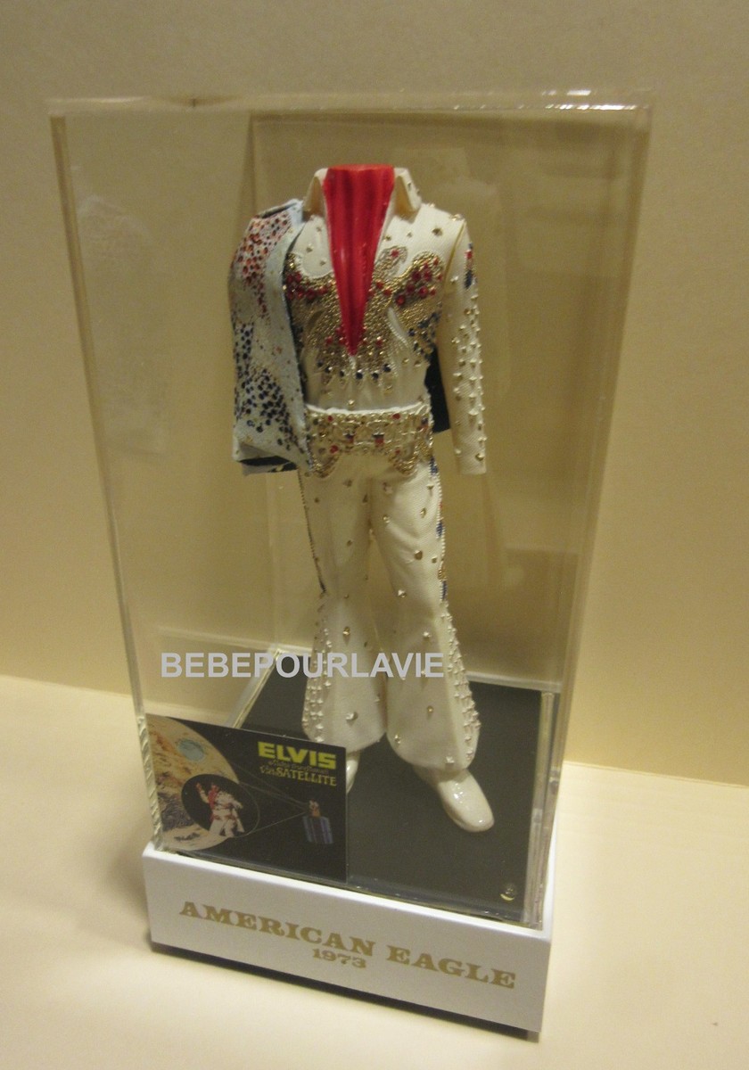 Elvis Presley Illuminated 5 x Jumpsuit Sculpture Collection