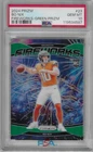 2024 Panini Prizm Bo Nix Rookie 23 Fireworks Green Prizm PSA 10 Gem Mint