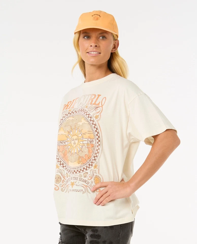 Rip Curl Luna Heritage T-Shirt - L - Neu - Bild 2 von 4