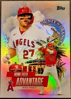 MIKE TROUT 2025 Topps HOME FIELD ADVANTAGE HA 6 ANAHEIM ANGELS Case Hit SSP