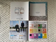 PET SHOP BOYS Japan MINT! 2012! rare mini-poster foldout TENNANT LOWE Behaviour