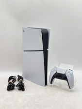 Sony PlayStation 5 Slim Digital Edition PS5 1TB White Console Gaming System CFI-