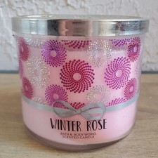 Bath & Body Works Winter Rose Candle 3 Wick P...