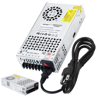 DC 12V 41.6A 500W Switching Power Supply, 110V/220 V Power Supply AC to DC Co...