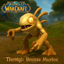 🐟 World of Warcraft Bronze Murloc Battle Pet Thrrrdgl - In-Game Companion​ 🐾