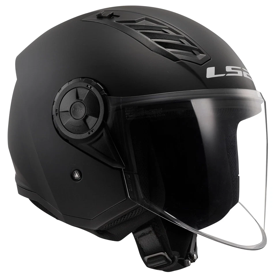 Casque moto jet LS2 Airflow II Blackmat ECE 22.06 Taille S - Photo 2/4