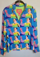 Shanghai Tang Mandarin Style Silk Chairman Mao Jacket Size 10