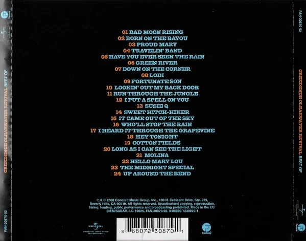 Creedence ClearWater Revival ~ Best Of ~ Greatest Hits ~ NEW CD  John Fogerty - Image 3 of 4